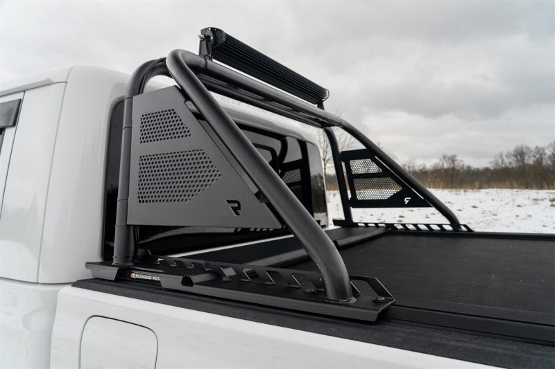 N - Fab ARC Sports Bar 20 - 22 Jeep Gladiator - Textured Black(Roll - N - Lock Cover Fitment Only) - My Store