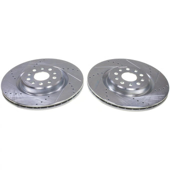 compare product Power Stop 22-24 Jeep Grand Cherokee (Brake Code BR8) Front Drilled & Slotted Rotor - Pair