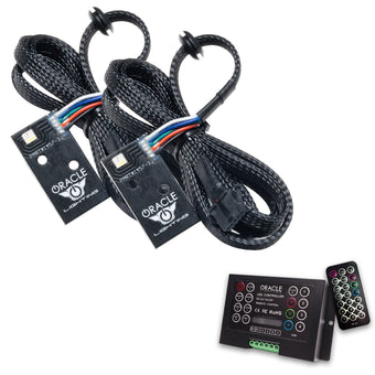 compare product Oracle 14-21 Infiniti Q50 RGB+W Headlight DRL Upgrade Kit - ColorSHIFT w/ 2.0 Controller