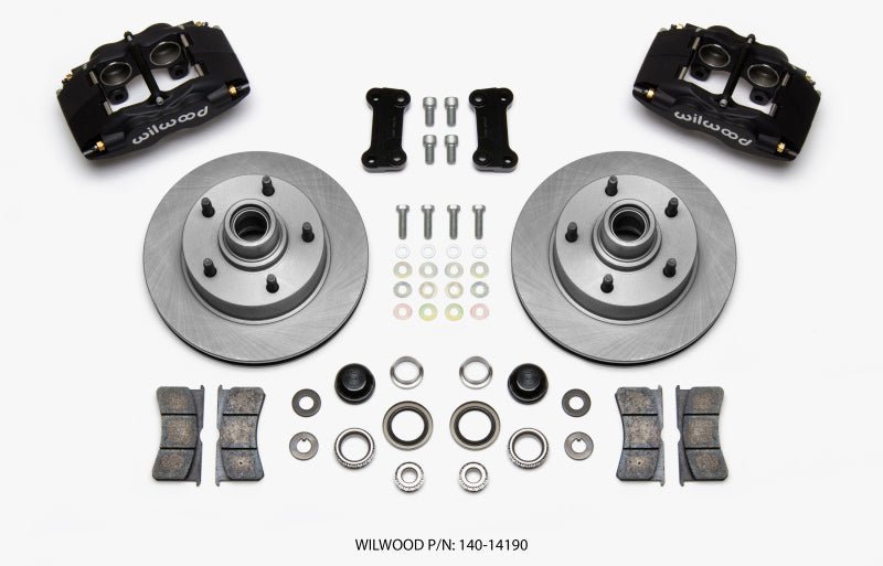 Wilwood Forged Dynalite Front Kit 11.72in 1 PC Rotor&Hub Ford F100 1948 - 1956 - My Store