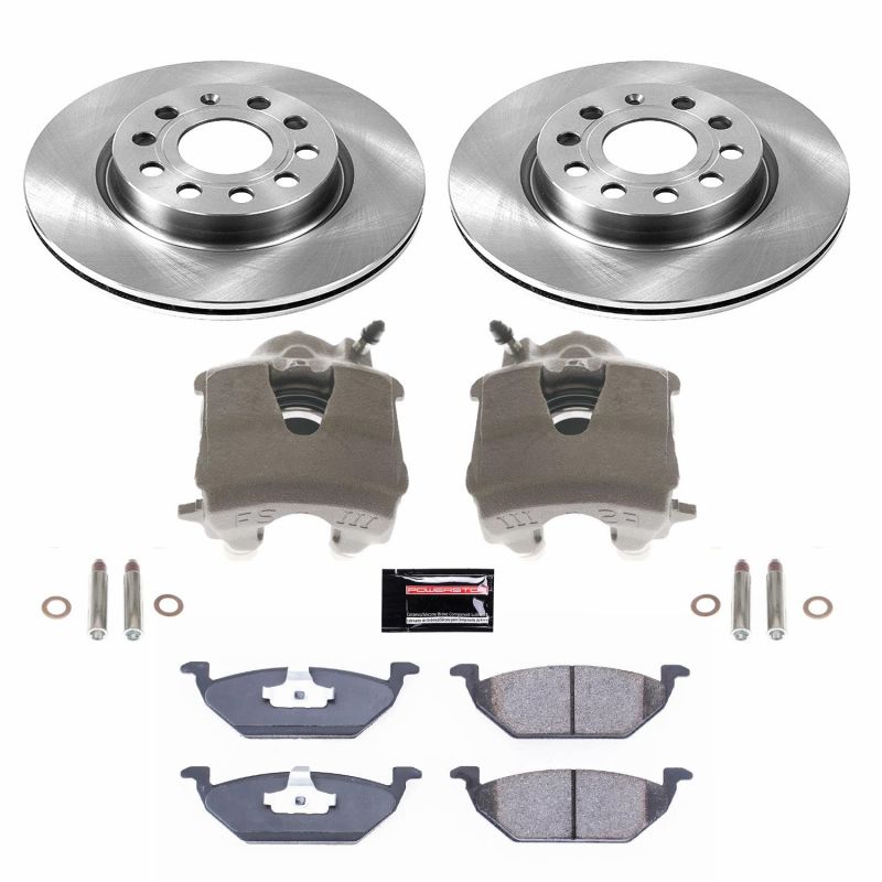 Power Stop 11 - 15 Volkswagen Jetta Front Autospecialty Brake Kit w/Calipers - My Store