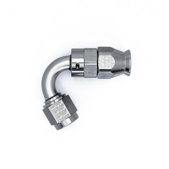compare product DeatschWerks 6AN Female Flare Swivel 120-degree Hose End - PTFE