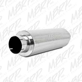 compare product MBRP Universal Quiet Tone Muffler 5in Inlet /Outlet 8in Dia Body 31in Overall