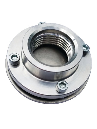 compare product Moroso -12An Female Non Weld-On Valve Cover Fitting w/Baffle