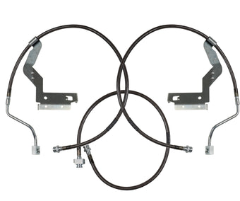 compare product Carli 05-07 Ford F250/350 SD Hardware Braided Brake Lines 4.5in System