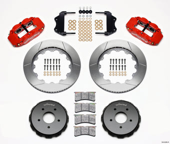 compare product Wilwood Narrow Superlite 6R Front Hat Kit 14.00in Red 2004-2006 Pontiac GTO