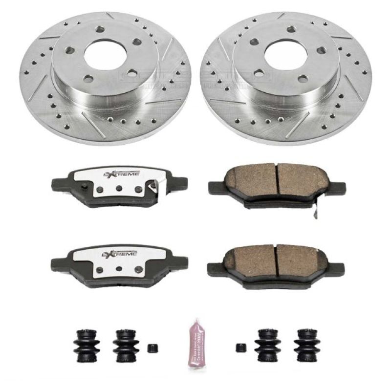 Power Stop 05 - 08 Chevrolet Cobalt Rear Z26 Street Warrior Brake Kit - My Store