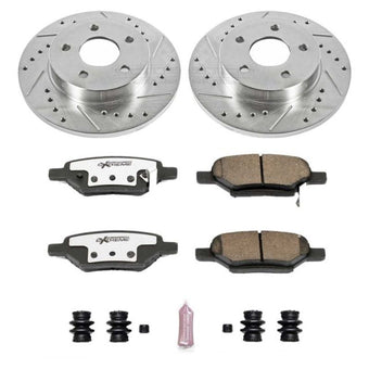 compare product Power Stop 05-08 Chevrolet Cobalt Rear Z26 Street Warrior Brake Kit
