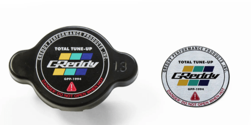 GReddy Type - S 1.3 Radiator Cap Most Nissan / Subaru / Mazda / Mitsubishi / Some Toyota - Black - My Store