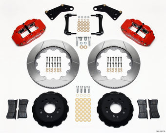 compare product Wilwood Narrow Superlite 6R Front Hat Kit 14.00in Red 65-82 Corvette C2/C3