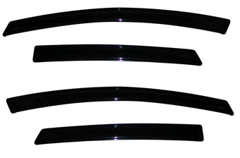 compare product AVS 09-18 Ford Fiesta (Sedan & Hatch) Ventvisor Outside Mount Window Deflectors 4pc - Smoke