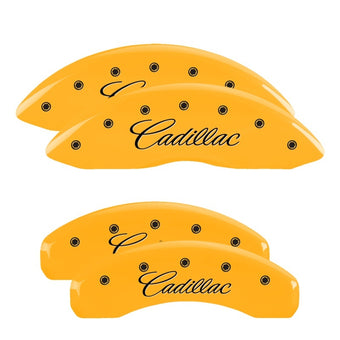 compare product MGP 4 Caliper Covers Engraved F & R Cadillac Yellow Finish Black Char 2004 Cadillac Escalade EXT