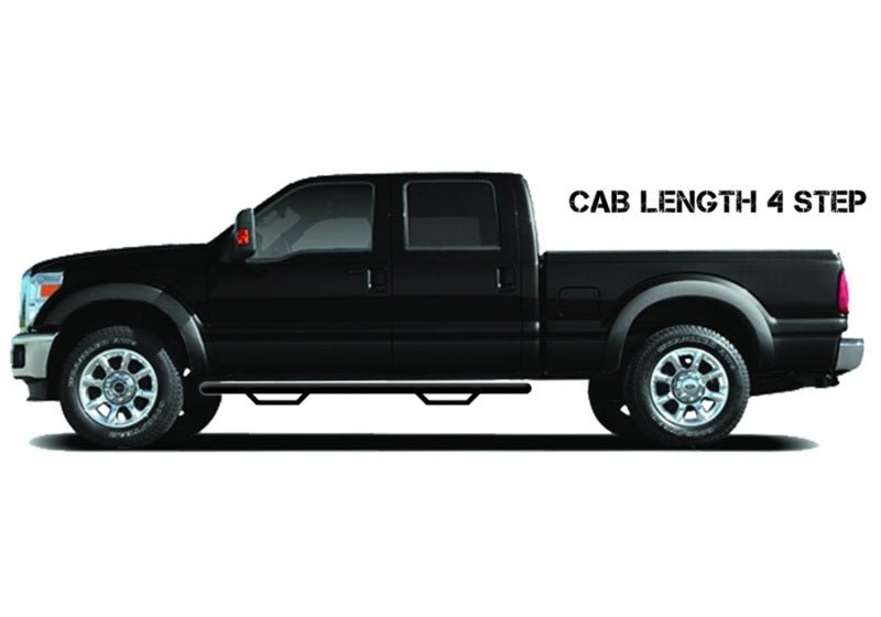 N - Fab Nerf Step 09 - 14 Ford F - 150/Raptor/Lobo SuperCrew - Gloss Black - Cab Length - 3in - My Store