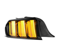 AlphaRex 15 - 23 Ford Mustang NOVA - Series Prismatic LED Tail Lights Black - Clear - My Store