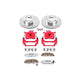 Power Stop 06 - 11 Honda Civic Front Z26 Street Warrior Brake Kit w/Calipers - My Store