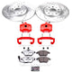 Power Stop 06 - 09 Audi A3 Front Z26 Street Warrior Brake Kit w/Calipers - My Store