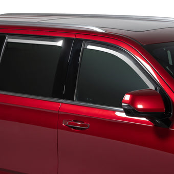 compare product Putco 07-14 Chevrolet Tahoe (Set of 4) Element Chrome Window Visors