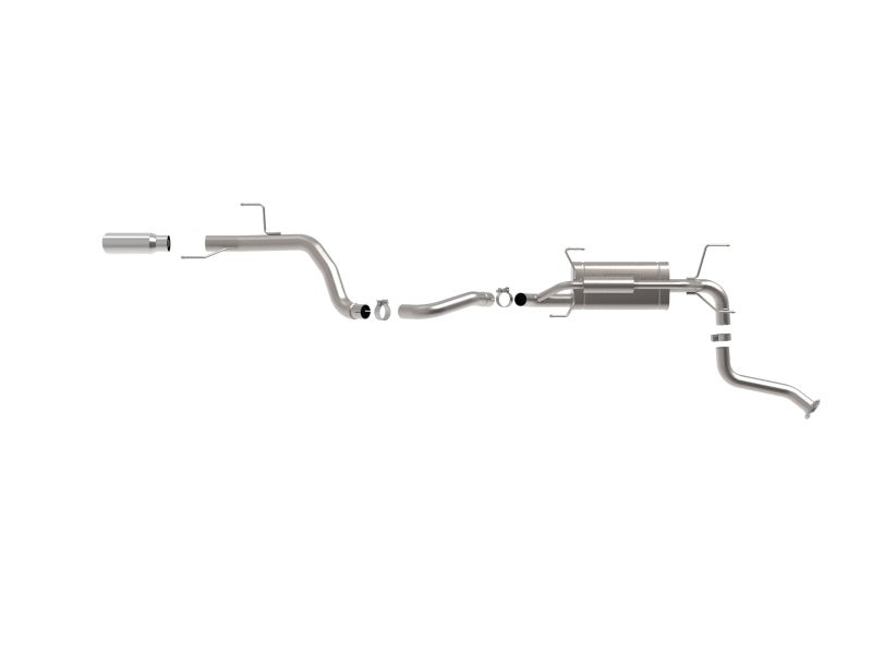 aFe 24 - 25 Toyota Land Cruiser 2 - 1/2in to 3in 304 SS Cat - Back Exhaust System w/ Polished Tip - My Store