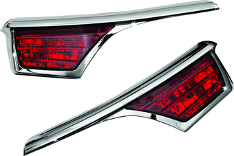 compare product Kuryakyn L.E.D. Passenger Armrest Trim With Turn Signal 06-17 GL1800 Chrome