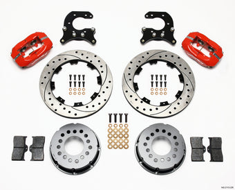 compare product Wilwood Forged Dynalite P/S Rear Kit Drilled Red Small Ford 2.66in Offset