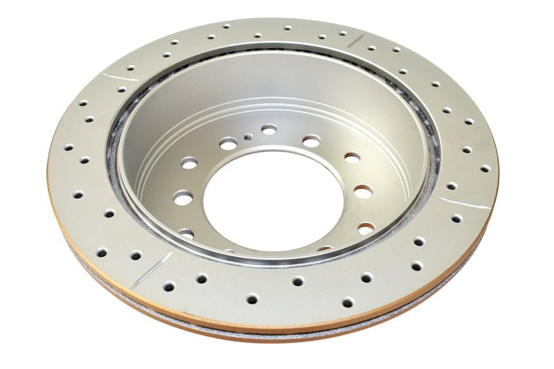 DBA 10 - 23 Lexus GX460 Rear Street Series Drilled & Slotted Rotor w/Gold Hat - My Store
