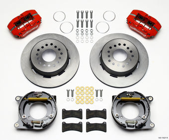 compare product Wilwood Dynapro Low-Profile 11.00in P-Brake Kit - Red Impala 59-64 / Corvette 57-62
