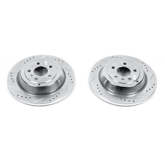 compare product Power Stop 07-09 Mercedes-Benz ML320 Rear Evolution Drilled & Slotted Rotors - Pair