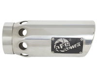 aFe Power Intercooled Tip Stainless Steel - Polished 4in In x 5in Out x 12in L Bolt - On - My Store