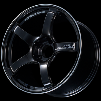 compare product Advan TC4 15x8.0 / +35 Offset / 4x100 / 63mm Bore / Black Gunmetallic and Ring