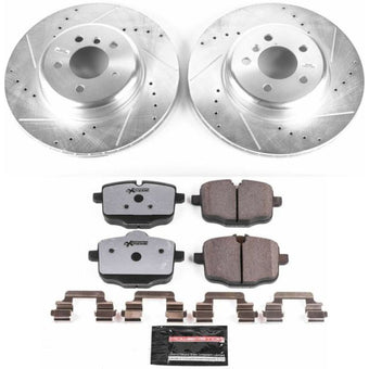 compare product Power Stop 11-16 BMW 550i Rear Z26 Street Warrior Brake Kit