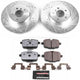 Power Stop 11 - 16 BMW 550i Rear Z26 Street Warrior Brake Kit - My Store