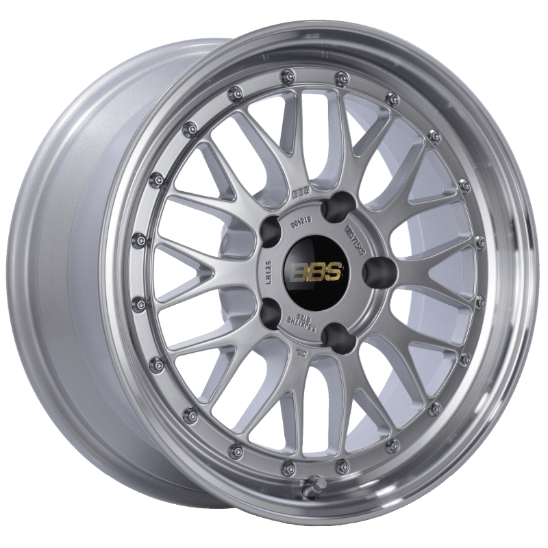 BBS LM 17x7.5 5x130 ET28 CB71.6 Diamond Silver Center Diamond Cut Lip Wheel - My Store