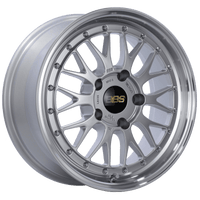 BBS LM 17x7.5 5x130 ET28 CB71.6 Diamond Silver Center Diamond Cut Lip Wheel - My Store