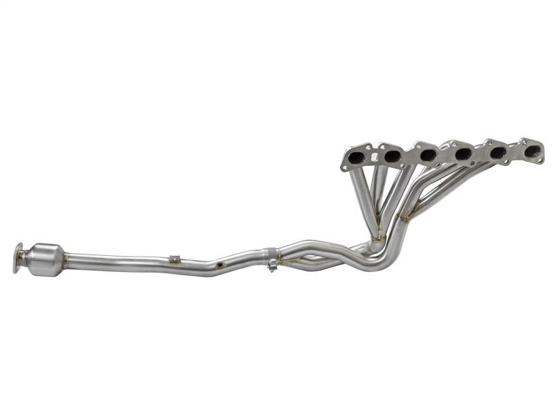 aFe Power Twisted Steel Long Tube Header & Connection Pipes (Street Series) 01 - 16 Nissan Patrol - My Store