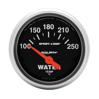 compare product Autometer Sport-Comp 52mm 100-250 Deg F Electronic Water Temp Gauge