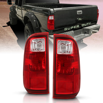 compare product ANZO 2008-2016 Ford F-250 Taillight Red/Clear Lens (OE Replacement)