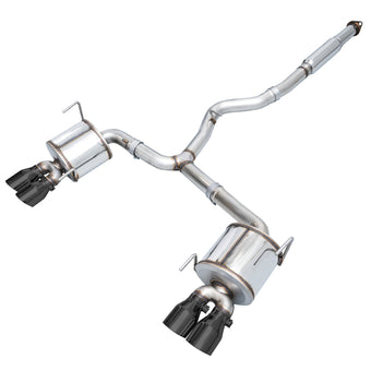 compare product AWE Tuning Subaru STI VA / WRX GV / STI GV Sedan Touring Edition Exhaust - Diamond Black Tip (102mm)