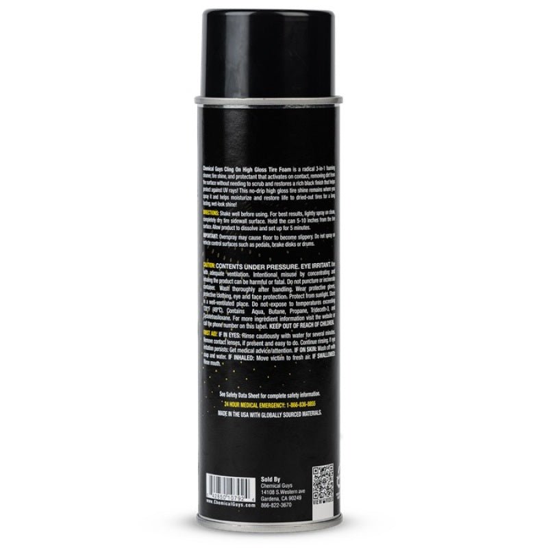 Chemical Guys Cling - On High Gloss Tire Foam (Aerosol) - My Store