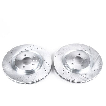 compare product Power Stop 07-14 Ford Mustang Front Evolution Drilled & Slotted Rotors - Pair