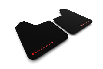 compare product Rally Armor Universal Basic Mud Flap w/ Red Logo - Pair