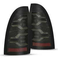 AlphaRex 05 - 15 Toyota Tacoma LUXX LED Taillights Alpha Blk w/Activ Light/Seq Signal - My Store