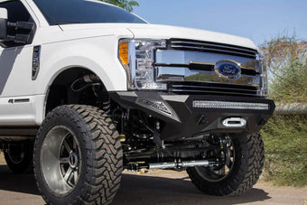 compare product Addictive Desert Designs 17-18 Ford F-250 Super Duty Stealth Fighter Front Bumper w/ Winch Mounts