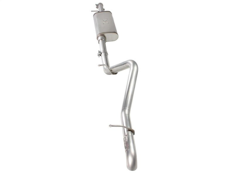 aFe MACHForce XP Exhaust Cat - Back 2.5in SS - 409 Hi - Tuck 12 - 14 Jeep Wrangler Unlimited V6 3.6L 4Dr - My Store
