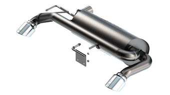 compare product Borla 21-22 Ford Bronco 2.7L V6 4WD ATAK Axle Back Exhaust w/ Bright Chrome Tips