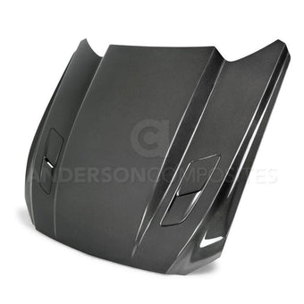 compare product Anderson Composites 15-17 Ford Mustang (Excl. GT350/GT350R) Double Sided Carbon Fiber Cowl Hood