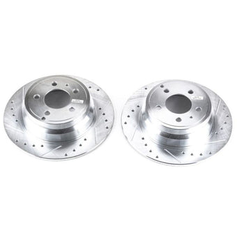 compare product Power Stop 94-97 Volvo 850 Rear Evolution Drilled & Slotted Rotors - Pair