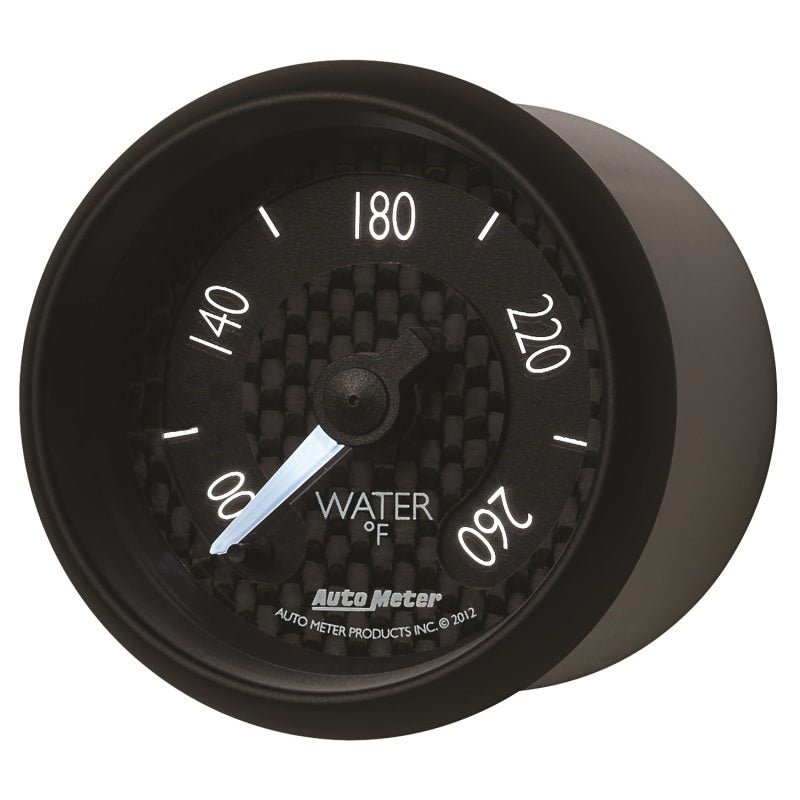 Autometer GT Series 52mm Full Sweep Electronic 100 - 260 Deg F Water Temperature Gauge - My Store