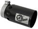 aFe Rebel XD Series Universal Exhaust Tip 4 IN Inlet x 5 IN Outlet x 10 IN L - Black Right Side Exit - My Store