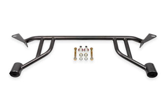 compare product BMR 24-25 Ford Mustang S650 Chassis Brace Front Subframe 4-point - Black Hammertone