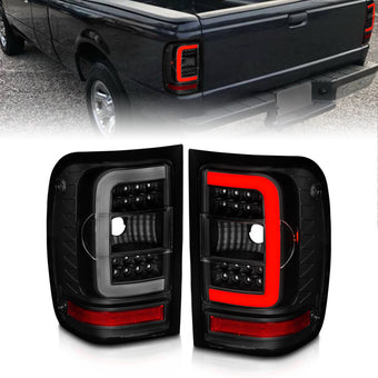 compare product ANZO 01-11 Ford Ranger LED Taillights - Black Housing w/ Smoke Lens & Light Bar